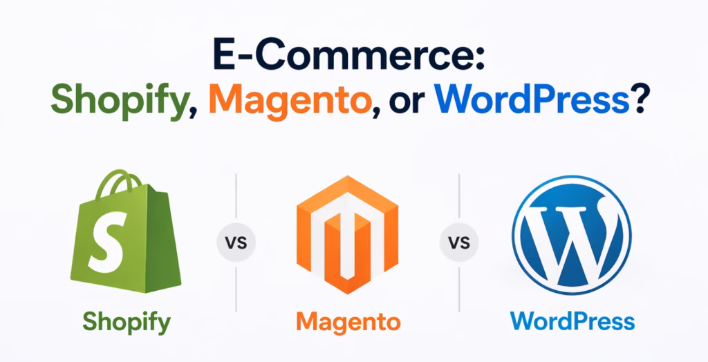 E-Commerce: Shopify, Magento, or WordPress?