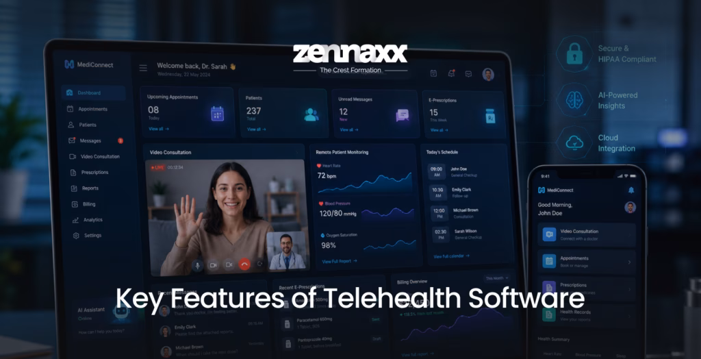 Key Features of Telehealth Software